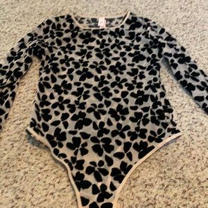 Nwt victoria’s secret sheer bodysuit size medium